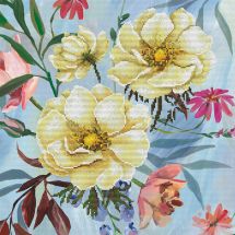kit ricamo a punto croce - Ladybird - Bouquet di rose selvatiche
