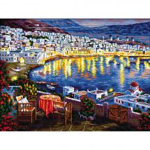 kit ricamo a punto croce - Needleart World - Vista di notte