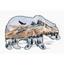 Kit Punto Croce - Oven - Il mondo degli animali orsi