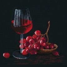 Kit Punto Croce - Oven - bicchiere di vino