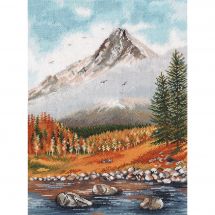 Kit Punto Croce - Oven - Autunno in montagna