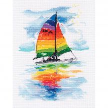 Kit Punto Croce - Oven - Catamarano