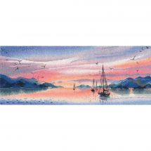 kit ricamo a punto croce - Oven - Serata rosa