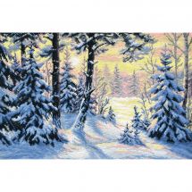 Kit Punto Croce - Oven - Foresta di inverno