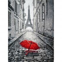 Kit Punto Croce - Oven - Parigi sotto la pioggia