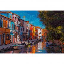 Kit Punto Croce - Panna - A bordo del canale