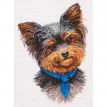 Kit Punto Croce - Panna - Yorkshire terrier