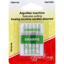 Aghi per macchine da cucire - Sew Easy - Aghi per quilting - T60/70/80