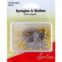 spilla - Sew Easy - 100 spilli extra lunghe - 50 mm