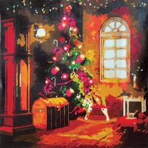 Kit di pittura per numero - Craft Buddy - Magia del Natale