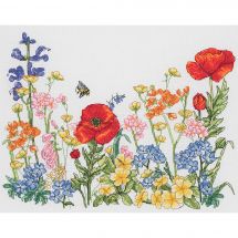 Kit Punto Croce - Anchor - Fiori di prateria