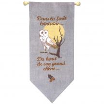 Kit per banner da ricamo - Princesse - Nella foresta