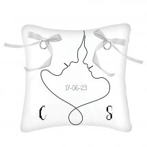 Kit cuscino da ricamo - Princesse - Cuscino nuziale - Line Art
