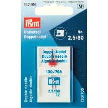 Aghi per macchine da cucire - Prym - Ago doppio 2.5/80