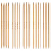 ferri a doppia punta - Prym - Set di aghi a doppia punta di bambù - 20 cm