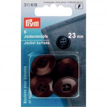 Bottoni a 4 fori - Prym - 6 bottoni per giacche 23 mm