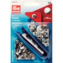 Bottoni a pressione - Prym - Kit bottoni a pressione Anorak - 15 mm