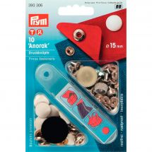 Bottoni a pressione - Prym - Kit bottoni a pressione Anorak - 15 mm