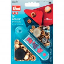 Bottoni a pressione - Prym - Kit bottoni a pressione Anorak - 15 mm