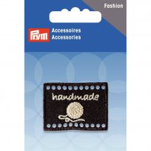 Decoro - Prym - Etichetta fatta a mano - nero 4 x 3 cm