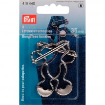 Accessorio di chiusura - Prym - Fibbie per salopette argento - 35 mm