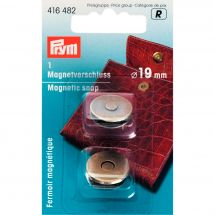 Chiusura della borsa - Prym - Fermaglio magnetico ottone antico - 19 mm