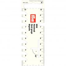 Regolo orlature per trapunto - Prym - Regolazione rigida mini - 40 x 115 mm