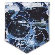 Termoadesiva - Prym - Tasca stampata in blu