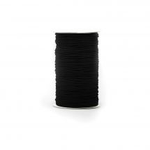 Merceria - Elastici - Prym - Bobina di corda elastica nera - 3 mm
