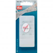 Accessorio di corsetteria - Prym - gancio per reggiseno - 40 mm bianco