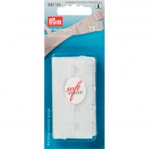 Accessorio di corsetteria - Prym - gancio per reggiseno - 75 mm bianco