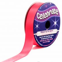 Raso su un rotolo - Celebrate - Raso rosa solido - 13 mm x 6 m