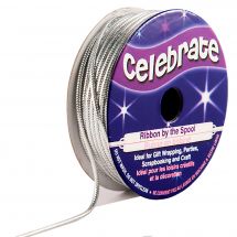 Corde Lurex e bobine - Celebrate - Argento - 1,6 mm x 8 m