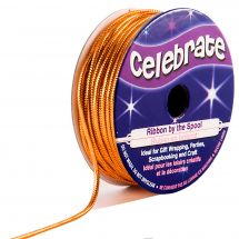 Corde Lurex e bobine - Celebrate - Arancione - 1,6 mm x 8 m