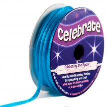 Coda di topo in bobina - Celebrate - Turquoise Plain - 2 mm x 10 m