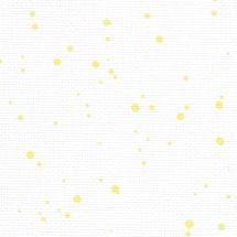 Tela da ricamo - Zweigart - Aïda (1349) Bianco Splash giallo 7 in coupon o al metro