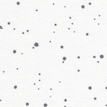 Tela da ricamo - Zweigart - Etamine Murano 12,6 fili Bianco Splash grigio (1329)