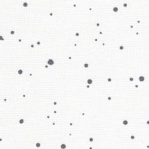 Tela da ricamo - Zweigart - Etamine Murano 12,6 fili Bianco Splash grigio (1329)