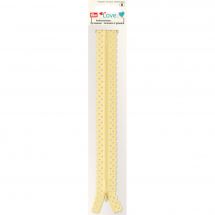 Chiusura non separabile - invisibile - Prym - Cerniera giallo chiaro - Iniettato