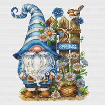 Foglio di punto croce - Les petites croix de Lucie - Sogni di volpe