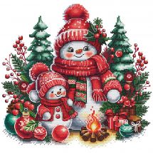 Foglio di punto croce - Les petites croix de Lucie - Sogni di volpe