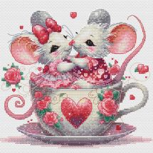 Foglio di punto croce - Les petites croix de Lucie - Sogni di volpe