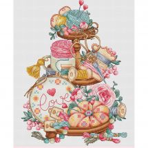 Foglio di punto croce - Les petites croix de Lucie - Sogni di volpe