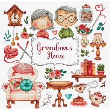 Foglio di punto croce - Les petites croix de Lucie - Sogni di volpe