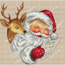 Foglio di punto croce - Les petites croix de Lucie - Sogni di volpe