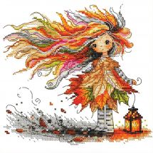 Foglio di punto croce - Les petites croix de Lucie - Sogni di volpe