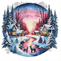 Foglio di punto croce - Les petites croix de Lucie - Sogni di volpe