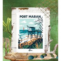 Foglio di punto croce - Isabelle Haccourt Vautier - Porto di Maran