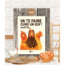 Foglio di punto croce - Isabelle Haccourt Vautier - Vai a cucinarti un uovo!