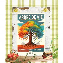 Foglio di punto croce - Isabelle Haccourt Vautier - Il mio albero della vita
